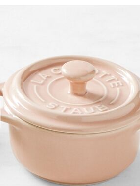 Staub Ceramic Mini Round Cocotte- Light Pink